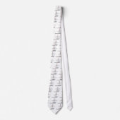 My Heart Beats For Cardiology (Sinus Rhythm) ネクタイ (正面)