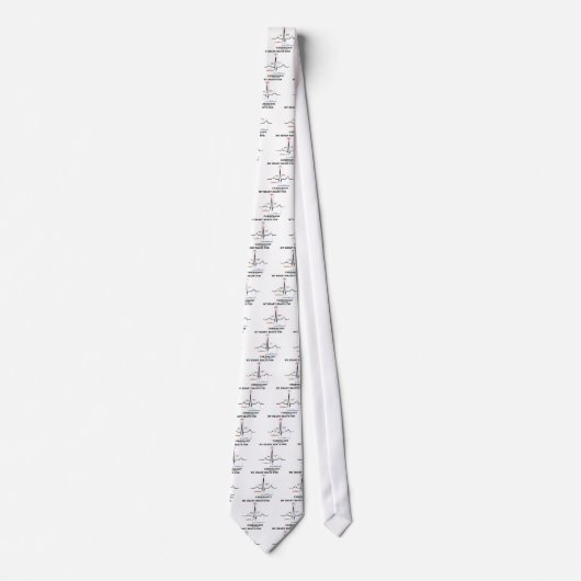 My Heart Beats For Cardiology (Sinus Rhythm) ネクタイ (正面)