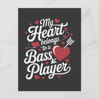 My Heart Belongs to a Bass Player ポストカード
