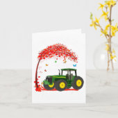 My Heart Belongs To A Farmer Valentine For Farmer  カード (黄色い花)