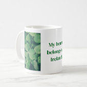 My heart belongs to Ireland. Coffee mug コーヒーマグカップ (正面左)
