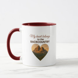 My Heart Belongs to the Backcountry Premium マグカップ