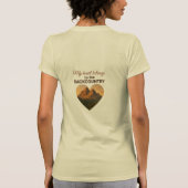 My Heart Belongs to the Backcountry Premium Tシャツ (裏面)