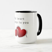 My heart belongs to you マグカップ (正面右)