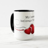 My heart belongs to you マグカップ (正面左)