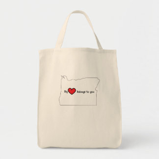 My Heart belongs to you Oregon canvas bag トートバッグ