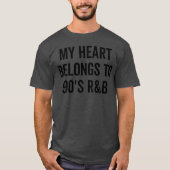 My Heart Belongso 90s RB retro Tシャツ (正面)