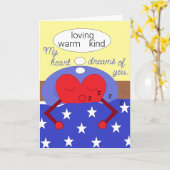 My Heart Dreams of You:  Blank カード (黄色い花)