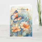 My Heart Flutters When I Think of You Butterfly カード (正面)