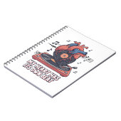 "My Heart Has Its Own Beat" Funny Vinyl Record ノートブック (左側)