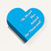 My Heart Has Joined the Thousand ノートブック (正面)