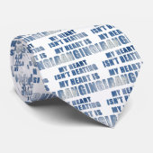 My heart is banging heavy metal ecg ネクタイ (ロール)