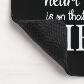 My Heart Is On The Field Football Design マウスパッド (コーナー)