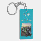 My Heart Is on the Track Keychain キーホルダー (正面左)