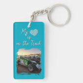 My Heart Is on the Track Keychain キーホルダー (裏面)