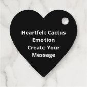 My Heart Is Stuck On You Cactus Heartfelt Design フェイバータグ (裏面)