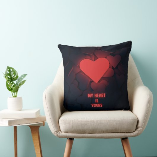 My Heart Is Yours クッション (椅子)