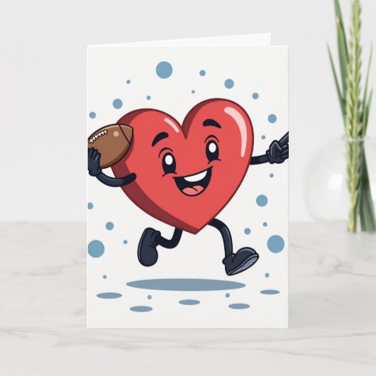 My Heart Loves Football Card カード (正面)