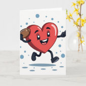 My Heart Loves Football Card カード (黄色い花)