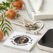 My Heart Remembers You Pet Memorial キーホルダー (正面右)