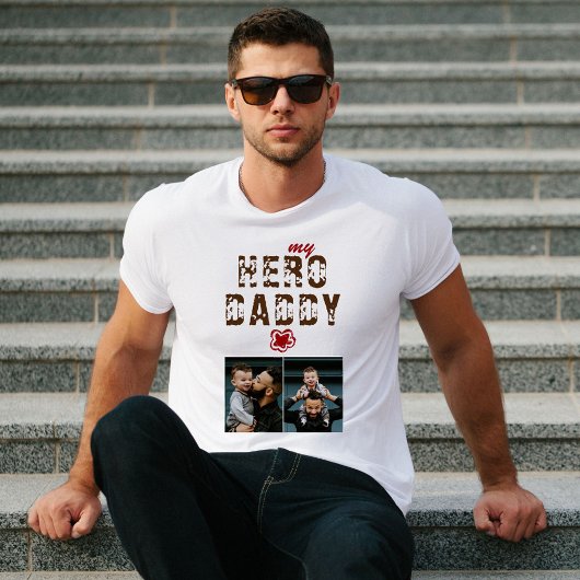 My Hero Daddy Father's Day 2 Photo Tシャツ