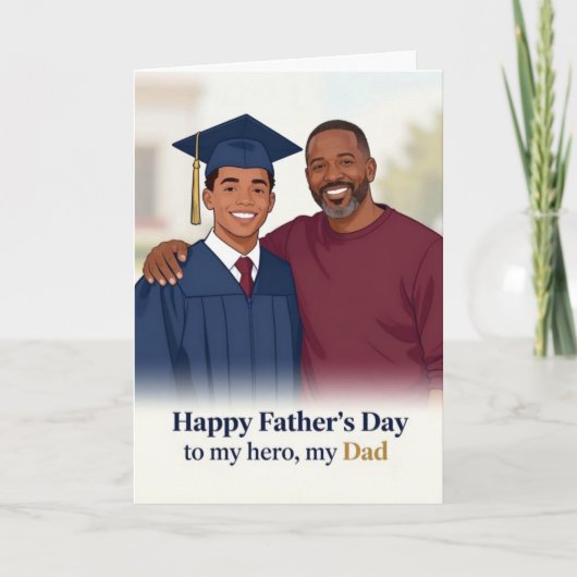 My Hero Father's Day Card シーズンカード (正面)