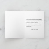 My Hero Father's Day Card シーズンカード (内部)