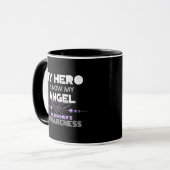My Hero Is My Angel – アルツハイマー認識度 マグカップ (正面左)