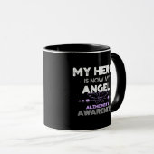My Hero Is My Angel – アルツハイマー認識度 マグカップ (正面右)