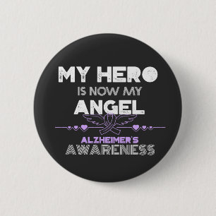 My Hero Is My Angel – アルツハイマー認識度 缶バッジ