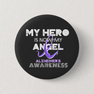 My Hero Is My Angel – アルツハイマー認識度 缶バッジ