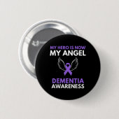 My Hero Is My Angel Dementia認識度 缶バッジ (正面&裏面)