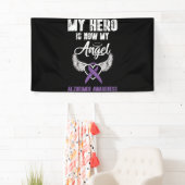 My Hero Is Now My Angel Alzheimer Awareness 横断幕 (インサイチュ)