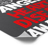 My Hero Is Now My Angel Heart Disease Awareness  ポスター (角)