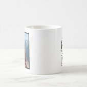 My Hero My Mom Bold Personalized Custom 1 Photo コーヒーマグカップ (中央)