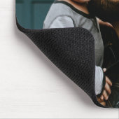 My Hero Wears No Cape Custom Photo Name Dad Gift マウスパッド (コーナー)