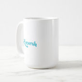 My Hope is in Jesus Pink Floral コーヒーマグカップ (正面左)