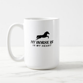 MY HORSE Horse Lover Shirt コーヒーマグカップ