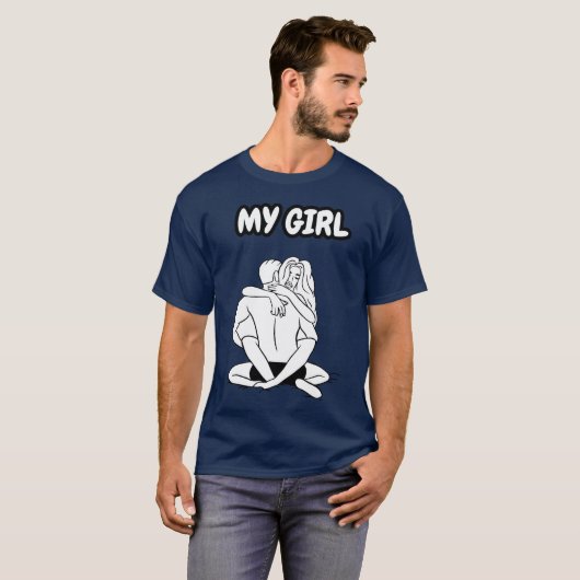 My Hot Girl funny Tシャツ (正面フル)