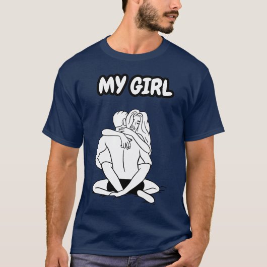 My Hot Girl funny Tシャツ (正面)