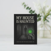 My House is Haunted Postcard – Verified by Psychic ポストカード (スタンド正面)