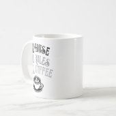 My House My Rules My Coffee Funny Coffee Mug  コーヒーマグカップ (正面左)