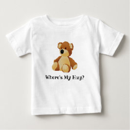 My Hug Teddy Tシャツはどこか ベビーTシャツ