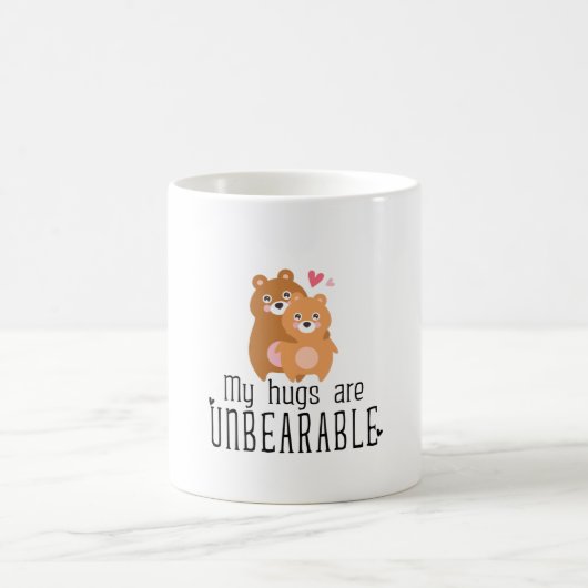 My Hugs Are Unbearable コーヒーマグカップ (中央)