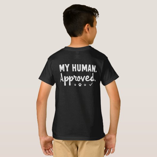 My Human Approved Tシャツ (裏面フル)