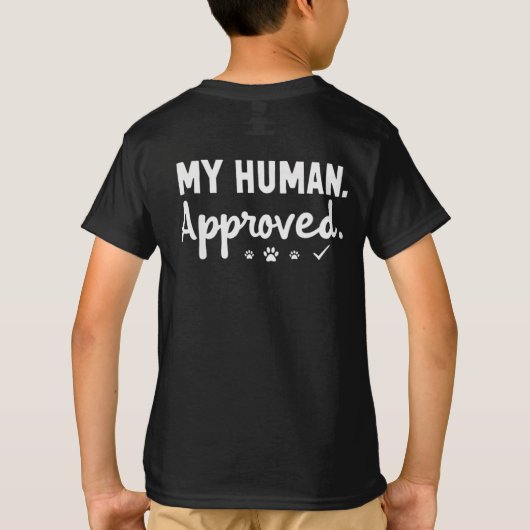 My Human Approved Tシャツ (裏面)