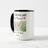 My Humans Are Getting Married – Custom Pet Photo マグカップ (正面左)
