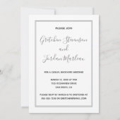 My Humans Getting Married Dog カジュアル Photo 結婚's 招待状 (裏面)