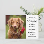 My Humans Getting Married Dog Photo 結婚's セーブザデート (スタンド正面)