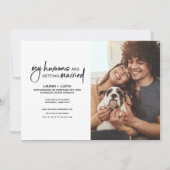 My Humans Getting Marshed 2 Photo婚約パーティ 招待状 (正面)